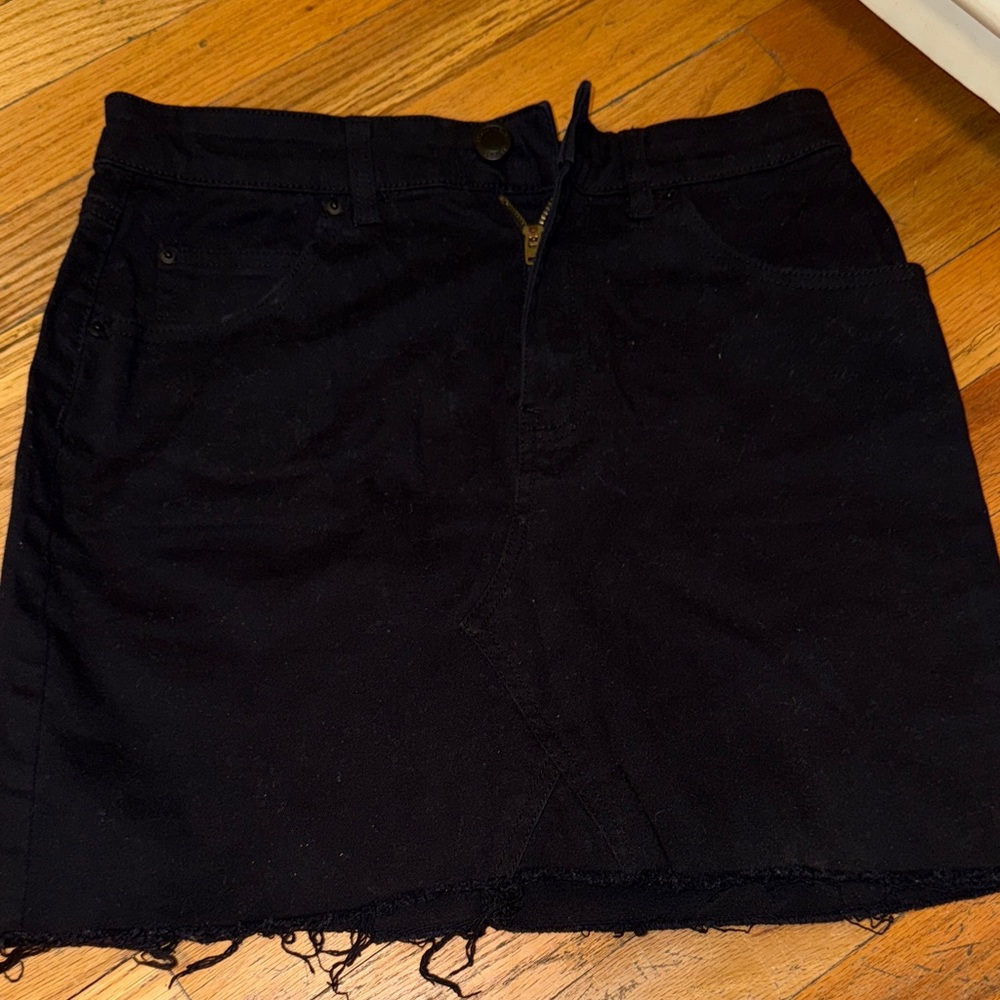 Streetwear Society Black Mini Skirt